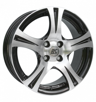 RCDesign, RC14, 6x14 ET24 4x108 65,1, schwarz glanz vollpoliert