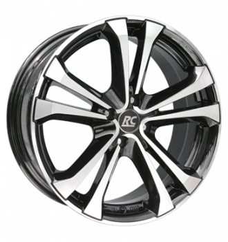 RCDesign, RC17, 7x16 ET38 4x100 63,4, schwarz glanz vollpoliert