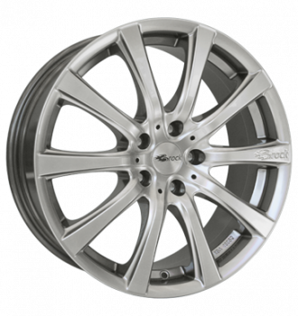 Brock, B21, 8x18 ET43 5x114,3 66,1, chromsilber