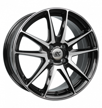 RCDesign, RC22, 6,5x15 ET25 4x108 65,1, schwarz glanz vollpoliert