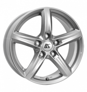 RCDesign, RC24, 7,5x17 ET45 5x114,3 72,6, kristallsilber