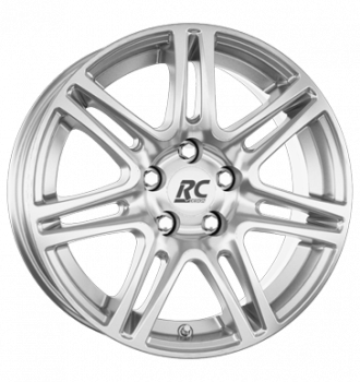 RCDesign, RC28, 6,5x15 ET38 5x100 63,4, kristallsilber