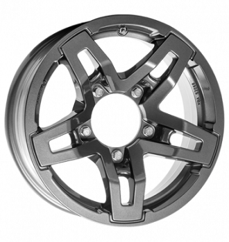 RCDesign, RC33X, 5,5x15 ET5 5x139,7 108,3, titan metallic