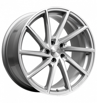 Brock, B37, 9x20 ET38,5 5x108 63,4, kristallsilber vollpoliert