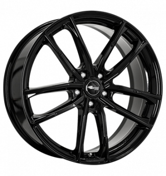 Brock, B38, 8x19 ET45 5x112 66,6, schwarz glanz