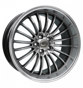 Brock, B24GP, 9x20 ET40 5x112 66,6, chromsilber hornpoliert