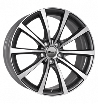 Brock, B32, 8,5x19 ET55,2 5x112 66,6, himalaya grey vollpoliert