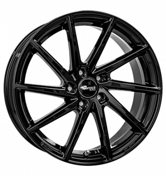 Brock, B37, 8,5x19 ET45 5x112 66,6, schwarz glanz