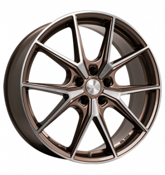 Brock, B40, 8x19 ET49 5x112 57,1, bronze copper vollpoliert
