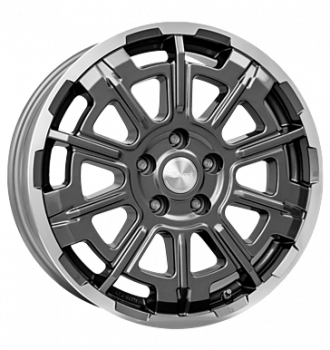 Brock, B45, 7x17 ET62 5x118 71,1, himalaya grey vollpoliert