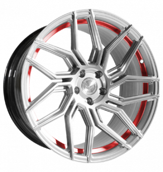 Barracuda, Dragoon, 10x20 ET40 5x114,3 73,1, silver undercut Trimline red