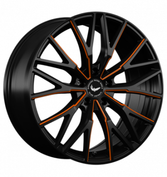 Barracuda, Project 3.0, 8,5x19 ET40 5x108 73,1, black gloss flashorange