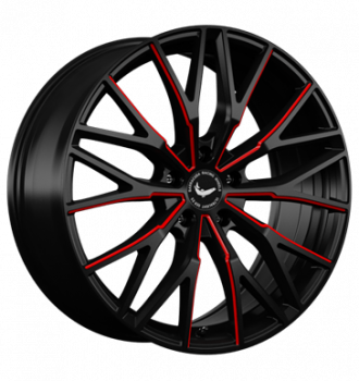 Barracuda, Project 3.0, 8,5x19 ET40 5x108 73,1, black gloss flashred