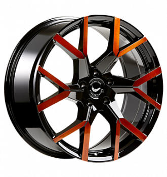 Barracuda, Tzunamee Evo, 9x20 ET40 5x114,3 73,1, Black gloss flashcopper