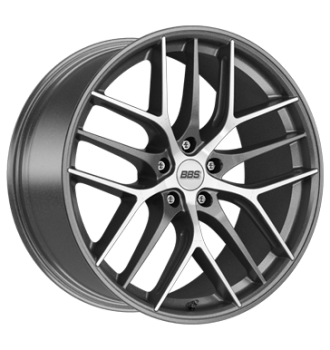 BBS CC-R 9x19 LK5/120 ET48 ML82mm graphit seidenmatt diagedreht