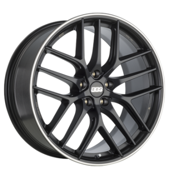 BBS CC-R 9x19 LK5/120 ET48 ML82mm schwarz seidenmatt