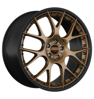 BBS CH-RII 10x22 LK5/130 ET45 ML71,6mm bronze seidenmatt/schwarz