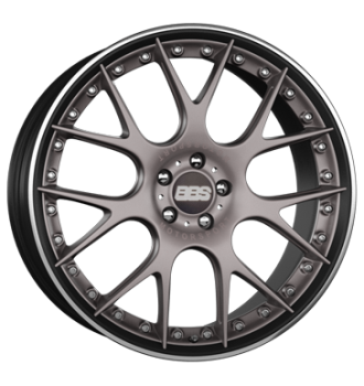 BBS CH-RII 10x22 LK5/120 ET38 ML72,5mm platinum/schwarz