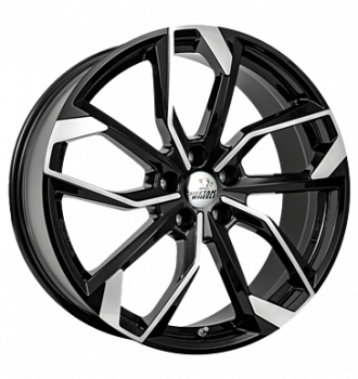 Cheetah Wheels, CV.05, 8x18 ET48 5x112 66,6, black shiny face polish