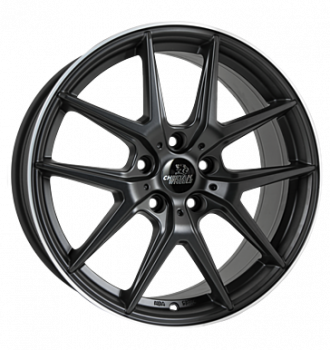 Cheetah Wheels, CV.06, 8,5x19 ET48 5x108 70,4, black mat pol ring