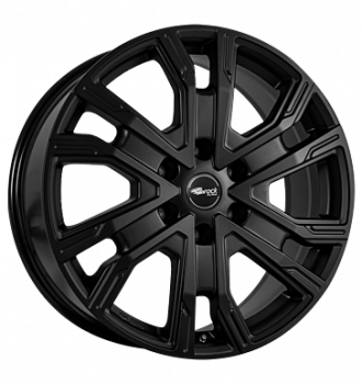 Brock, MMDA08, 8,5x20 ET40 6x139,7 67,1, satin black matt