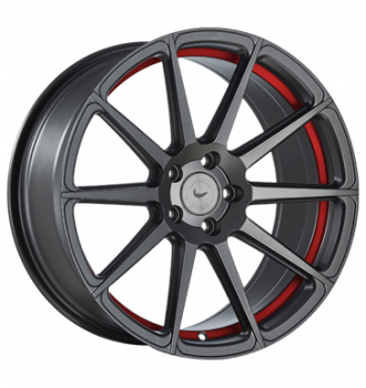 Barracuda, Project 2.0, 9x20 ET40 5x115 73,1, mattgunmetal/ undercut Colour Trim rot