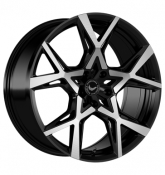 Barracuda, Project X, 10x22 ET45 5x127 71,6, black brushed Surface