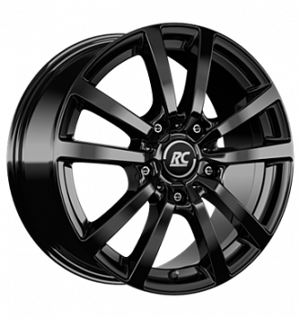 RCDesign, RC25T, 6,5x16 ET60 5x130 78,1, schwarz glanz