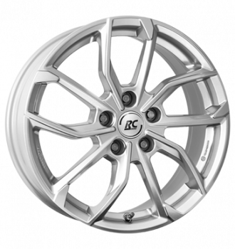 RCDesign, RC34, 7x18 ET39 5x100 57,1, kristallsilber