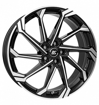 RCDesign, RC36, 8x20 ET47 5x112 57,1, schwarz glanz vollpoliert