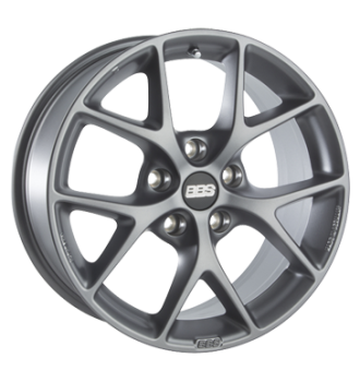 BBS SR 7x16 LK5/112 ET48 ML82mm himalaya-grau seidenmatt