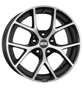 BBS SR 8x18 LK5/120 ET44 ML82mm vulcano-grau diagedreht