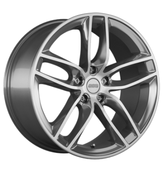 BBS SX 9x20 LK5/108 ET38 ML70mm platinum silber diagedreht