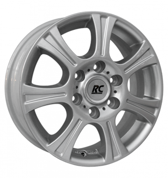 RCDesign, RC15 T, 6,5x16 ET56 6x139,7 92,4, kristallsilber
