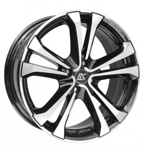 RCDesign, RC17, 7,5x17 ET35 4x100 63,4, schwarz glanz vollpoliert