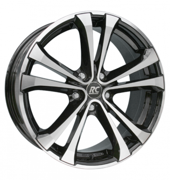 RCDesign, RC17, 7x16 ET38 5x114,3 72,6, schwarz glanz vollpoliert