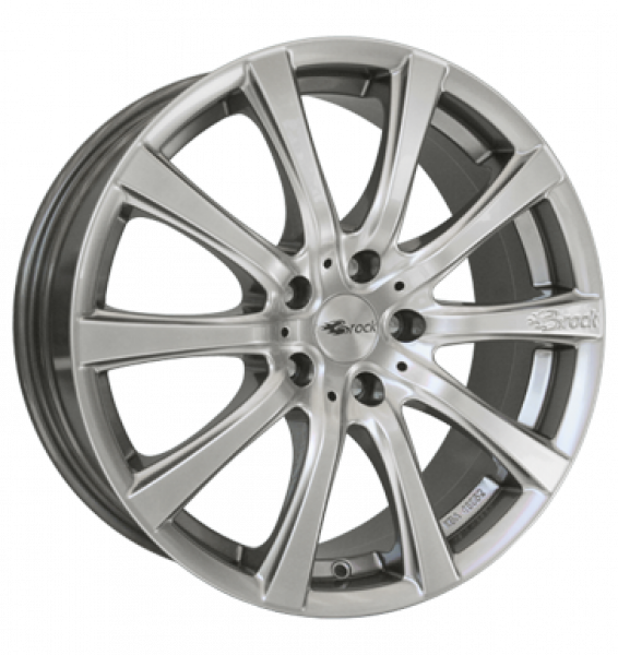 Brock, B21, 8x18 ET38 5x114,3 72,6, chromsilber