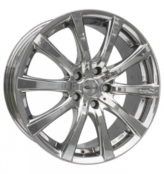 Brock, B21, 8x18 ET35 5x100 63,4, surface like chrome