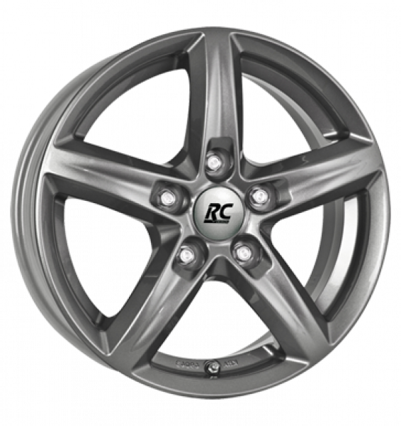 RCDesign, RC24, 7,5x17 ET45 5x112 66,6, titan metallic
