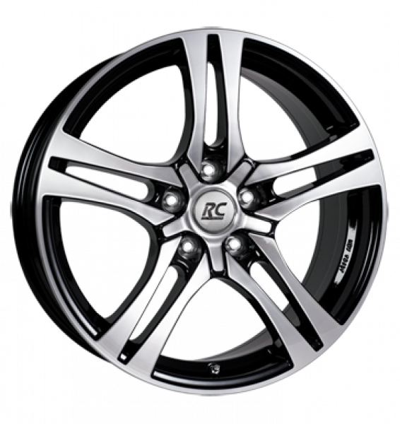 RCDesign, RC26, 7x16 ET40 5x115 70,2, schwarz glanz vollpoliert