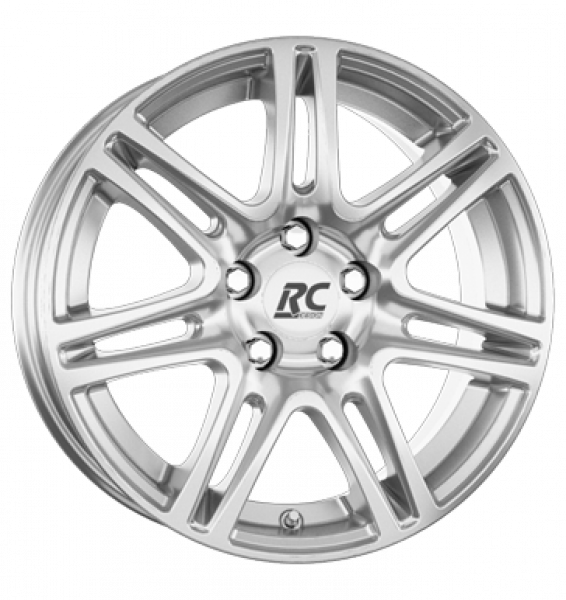 RCDesign, RC28, 6,5x15 ET38 5x100 63,4, kristallsilber