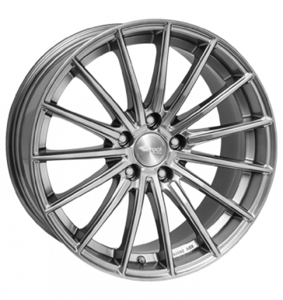 Brock, B36, 8,5x19 ET30 5x112 66,6, hyper silber