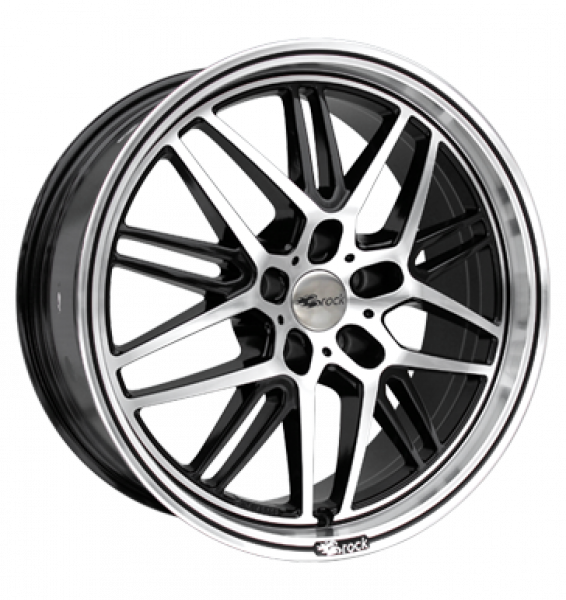 Brock, B28, 8,5x19 ET45 5x114,3 72,6, schwarz glanz vollpoliert