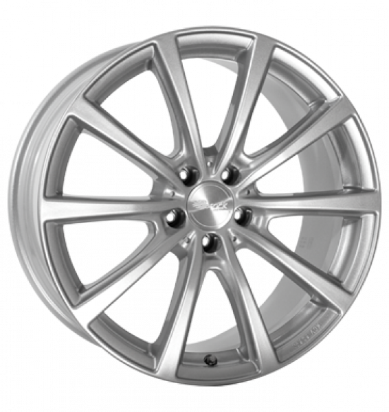 Brock, B32, 8,5x18 ET34,5 5x112 66,6, kristallsilber