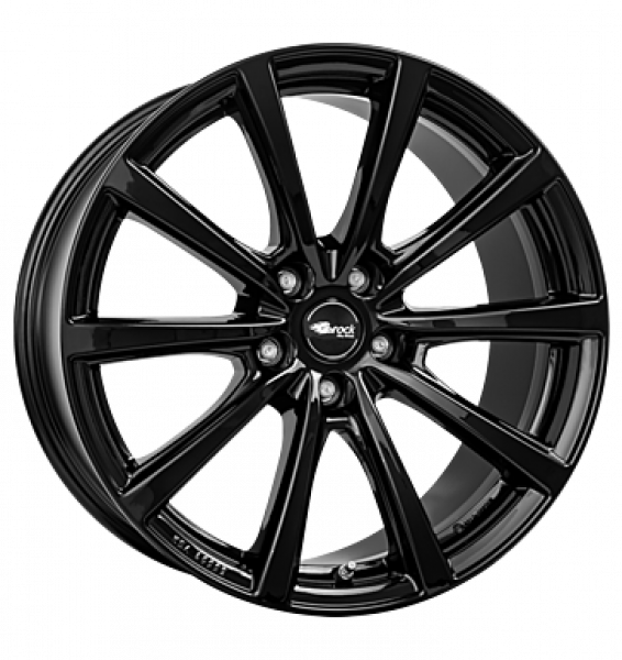 Brock, B32, 8,5x20 ET35 5x130 66,6, schwarz glanz