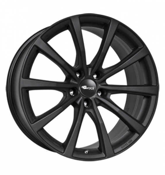 Brock, B32, 8,5x19 ET30 5x120 72,6, schwarz klar matt