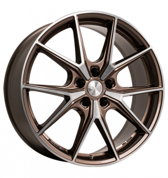 Brock, B40, 8x19 ET49 5x112 57,1, bronze copper vollpoliert
