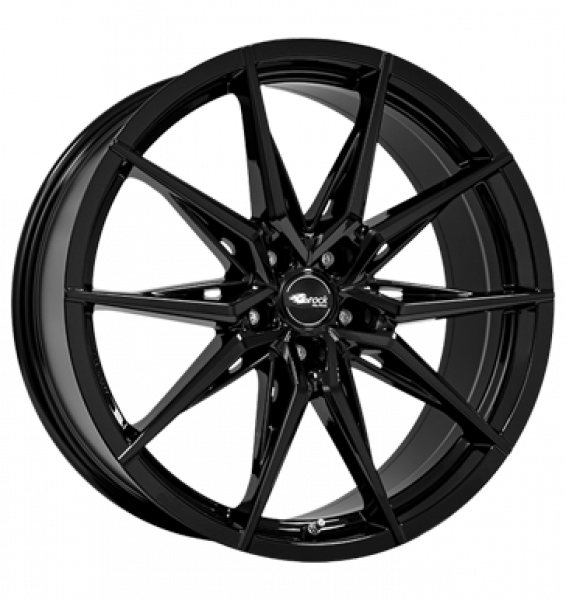 Brock, B42, 8,5x20 ET30 5x120 72,6, schwarz glanz