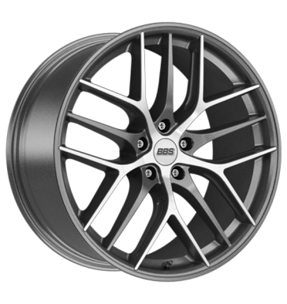 BBS CC-R 9x19 LK5/120 ET26 ML82mm graphit seidenmatt diagedreht