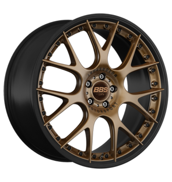BBS CH-RII 10x22 LK5/130 ET45 ML71,6mm bronze seidenmatt/schwarz